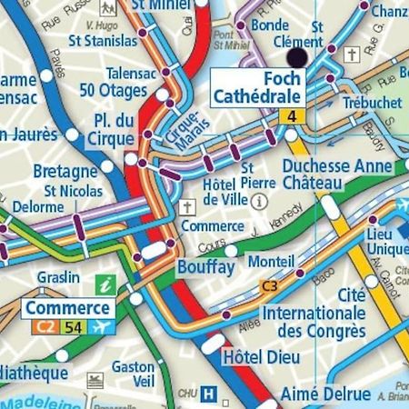 Charmant Et Lumineux T2 Centre Ville Au Calme น็องต์ ภายนอก รูปภาพ